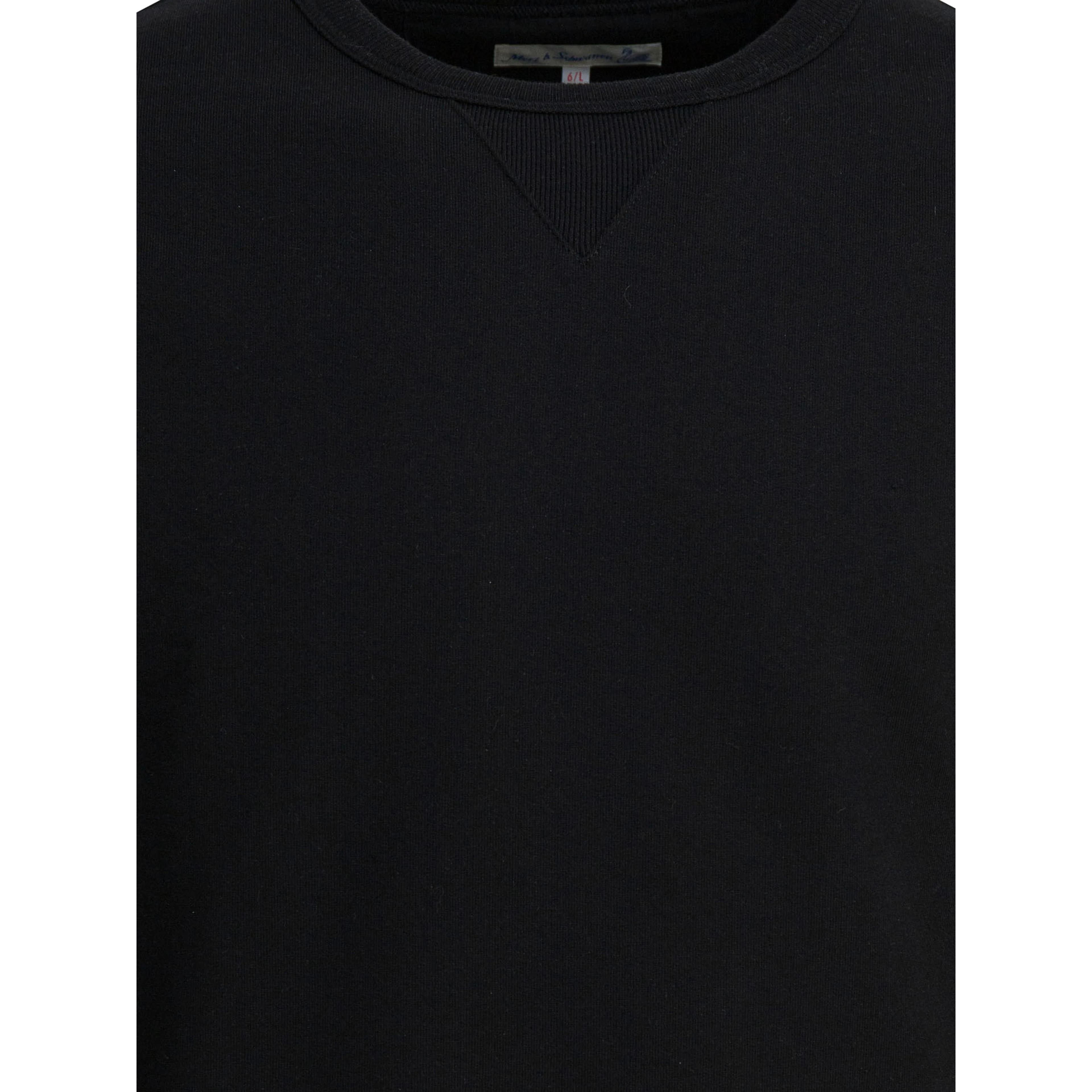 "Loopwheeled" crewneck sweatshirt
