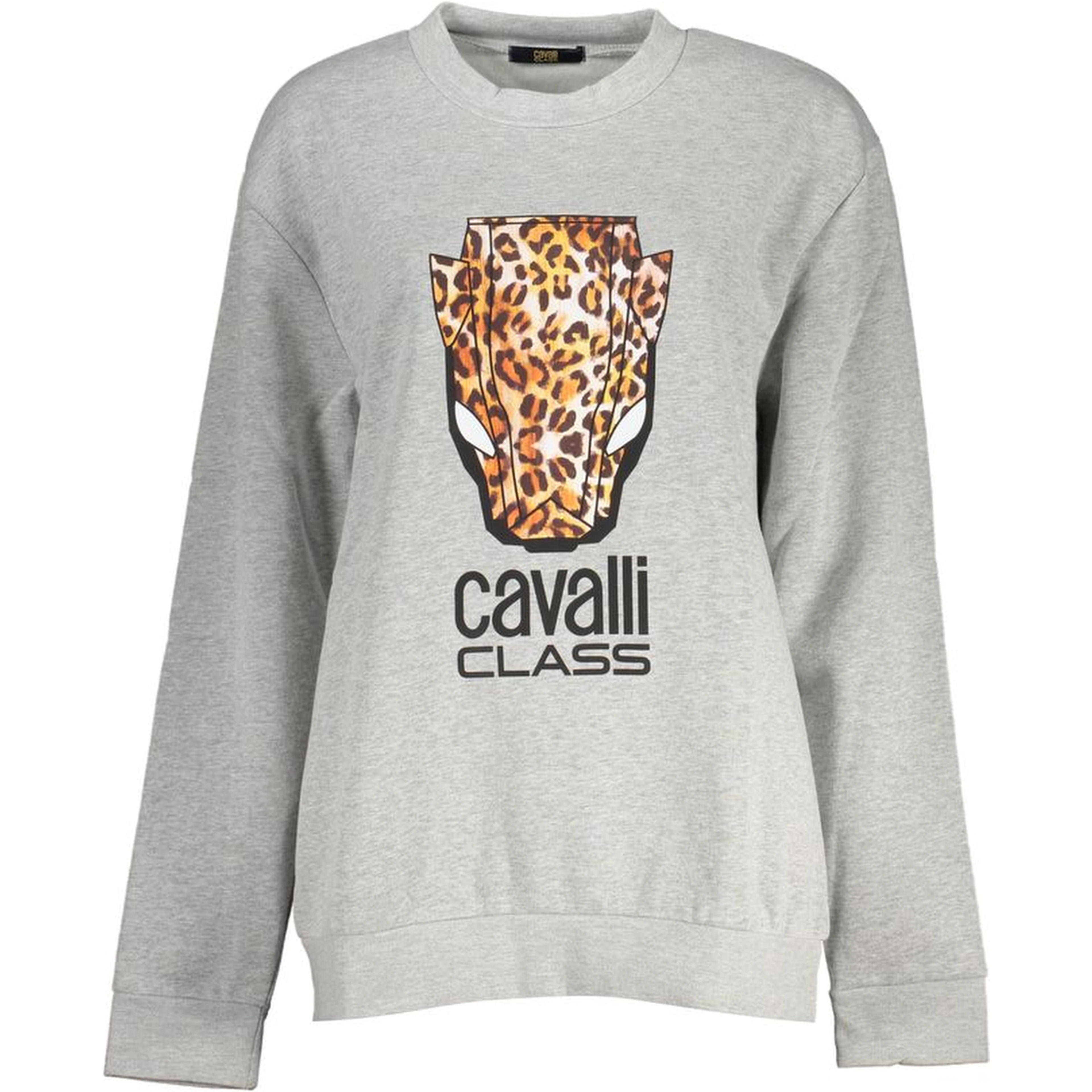 Grigio Polyester Women Sweatshirt