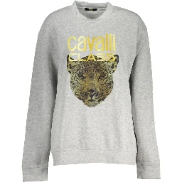 Grigio Polyester Woman Sweatshirt