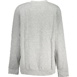 Grigio Polyester Women Sweatshirt