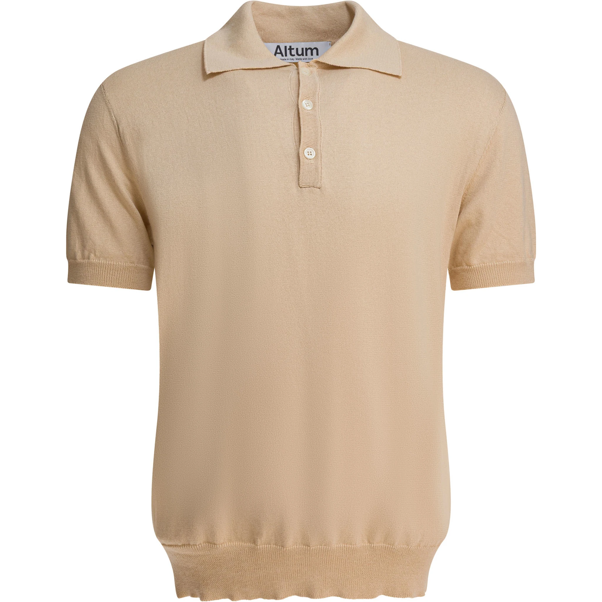 Short slevees polo shirt in cotton