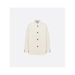 Overshirt jacket in virgin wool