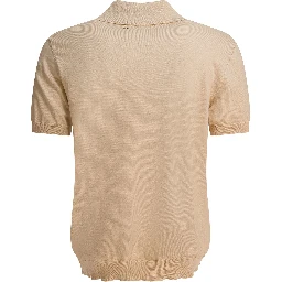 Short slevees polo shirt in cotton