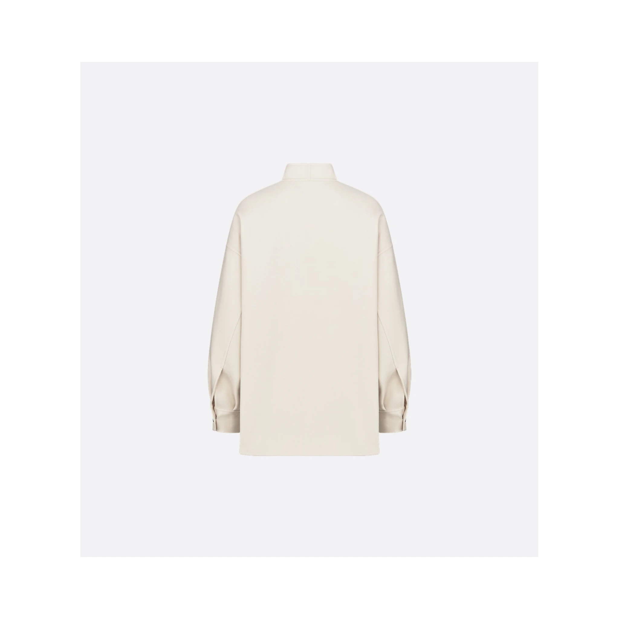 Overshirt jacket in virgin wool