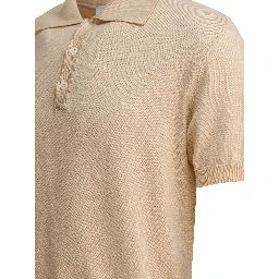 Short slevees polo shirt in cotton