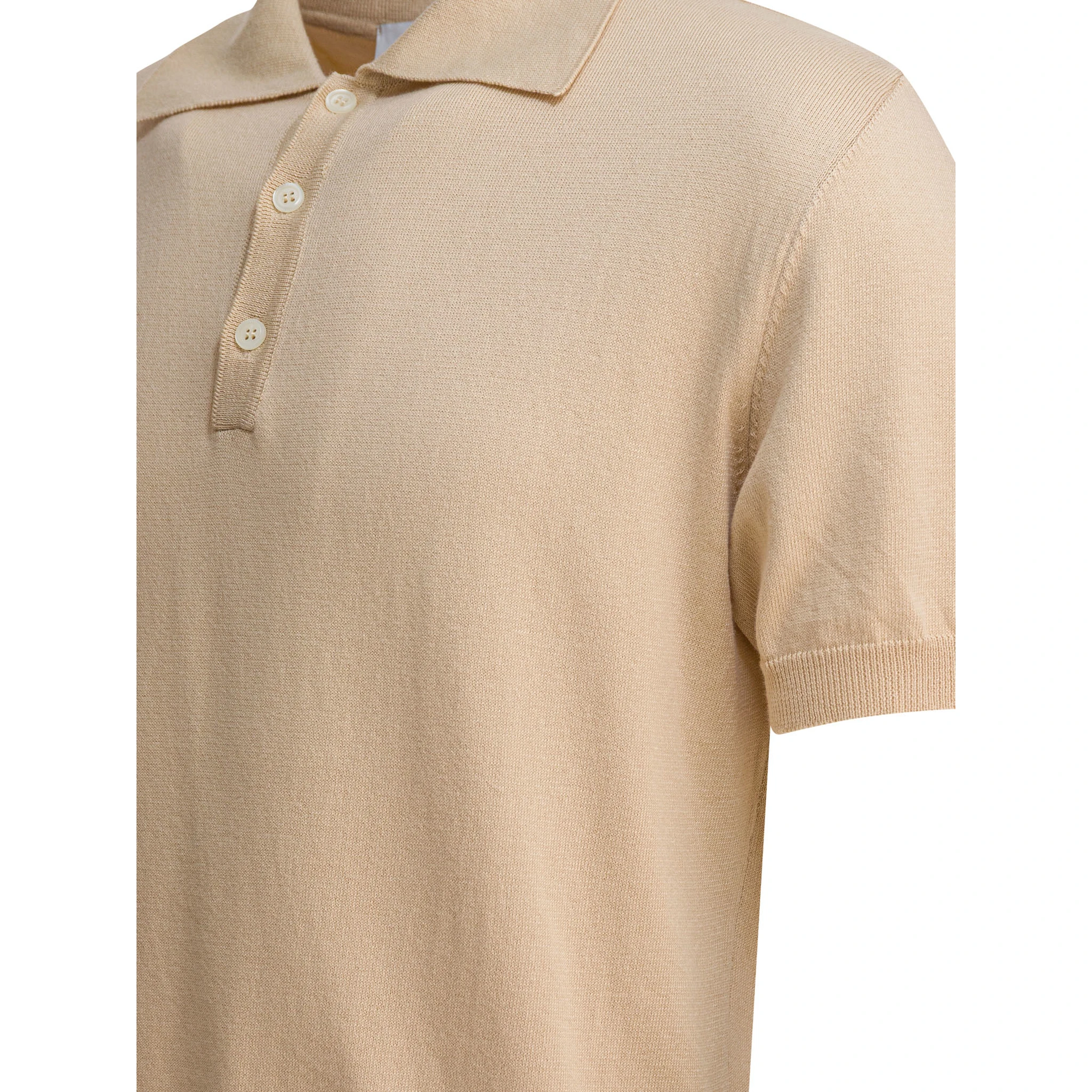 Short slevees polo shirt in cotton