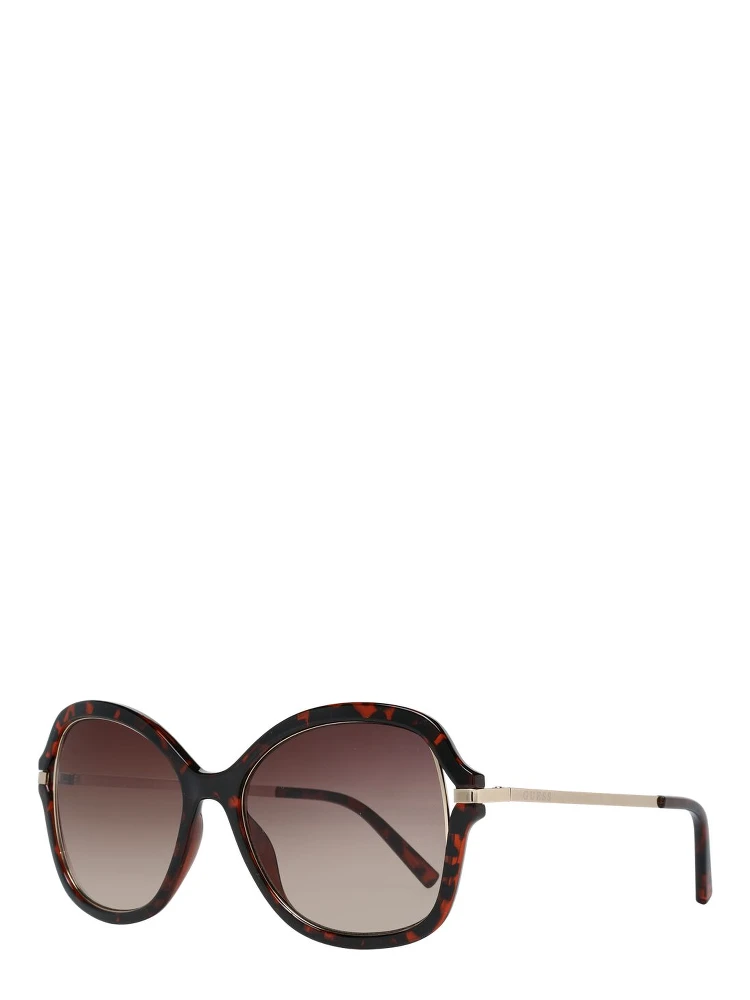Brown Metal & Plastic Sunglasses