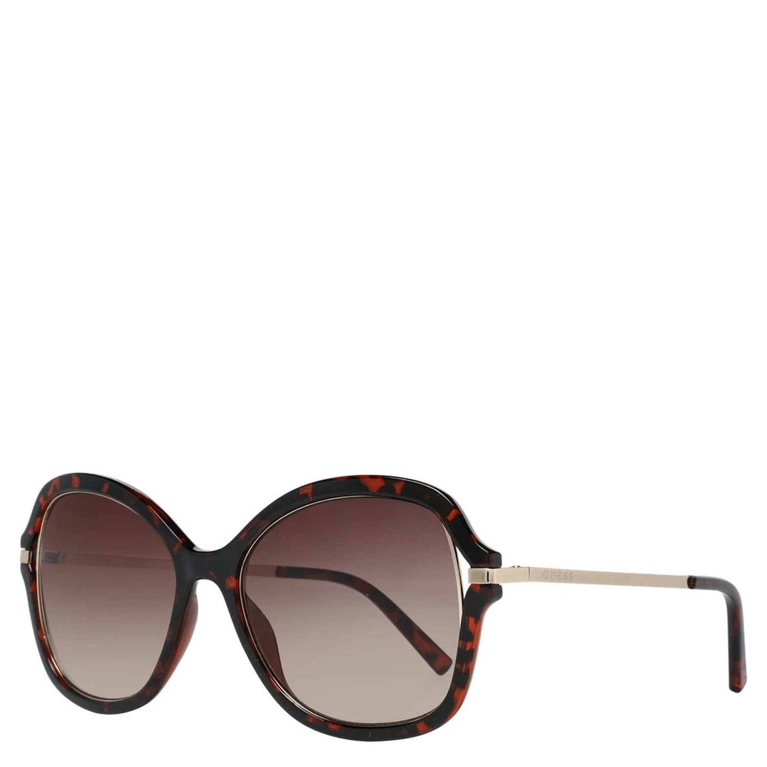 Brown Metal & Plastic Sunglasses