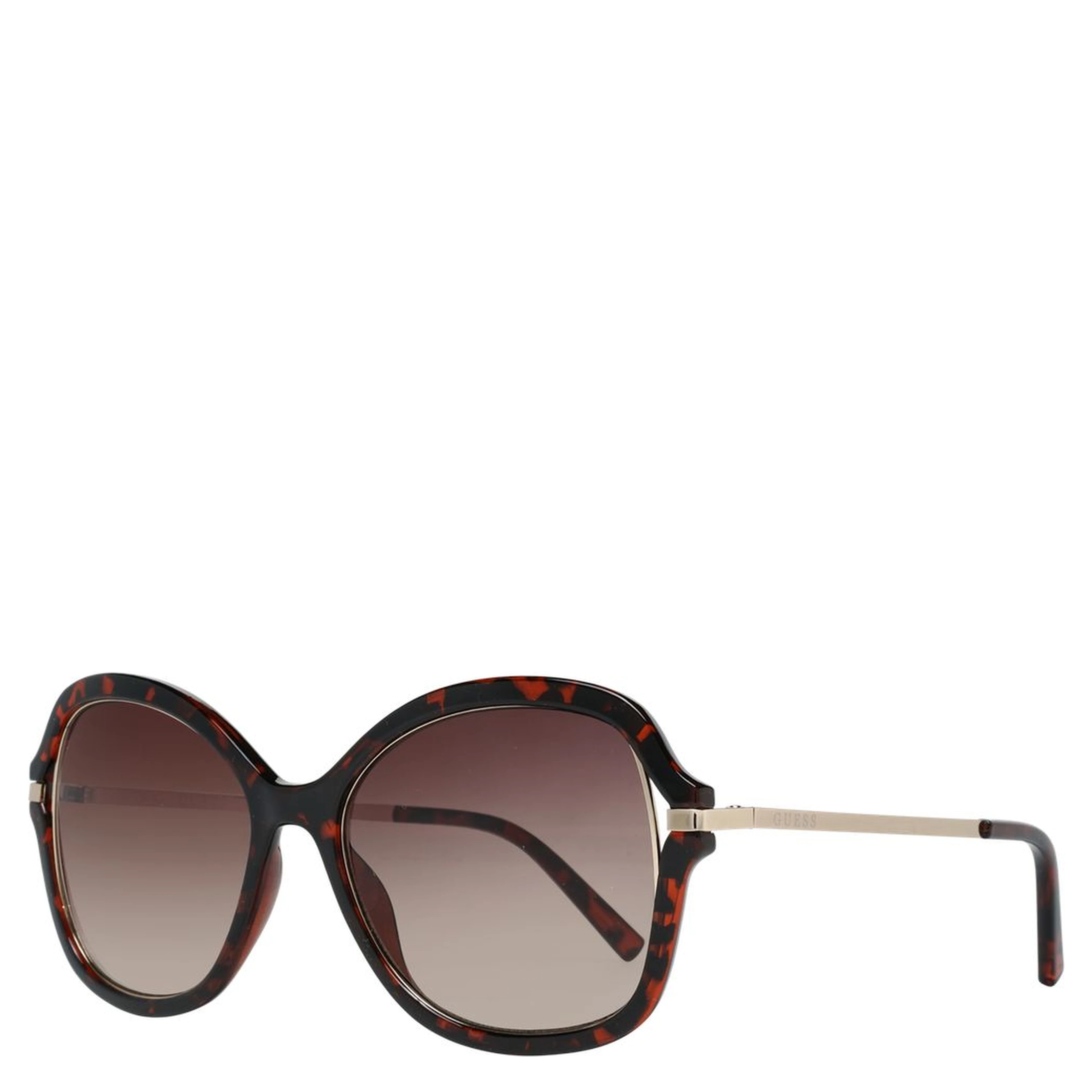 Brown Metal & Plastic Sunglasses