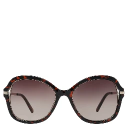Brown Metal & Plastic Sunglasses