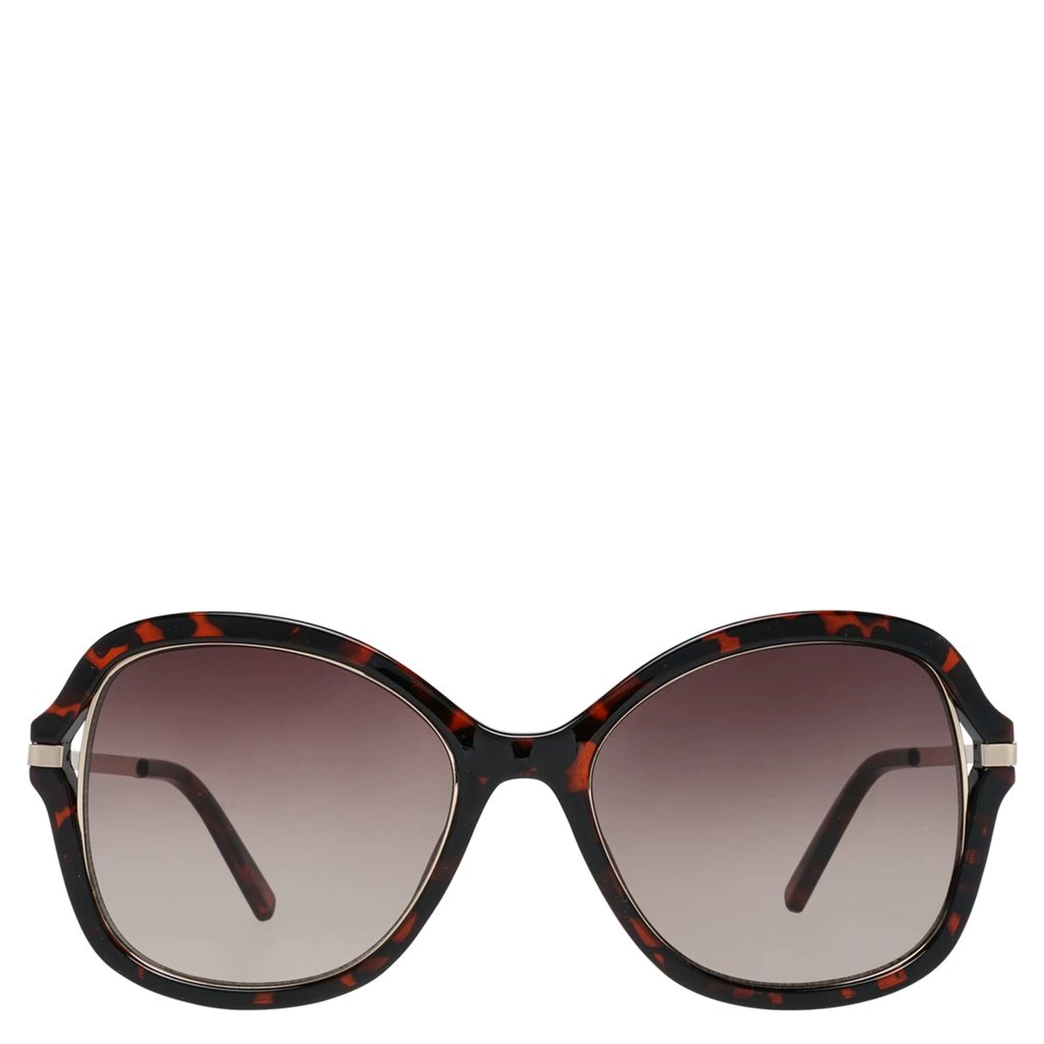 Brown Metal & Plastic Sunglasses