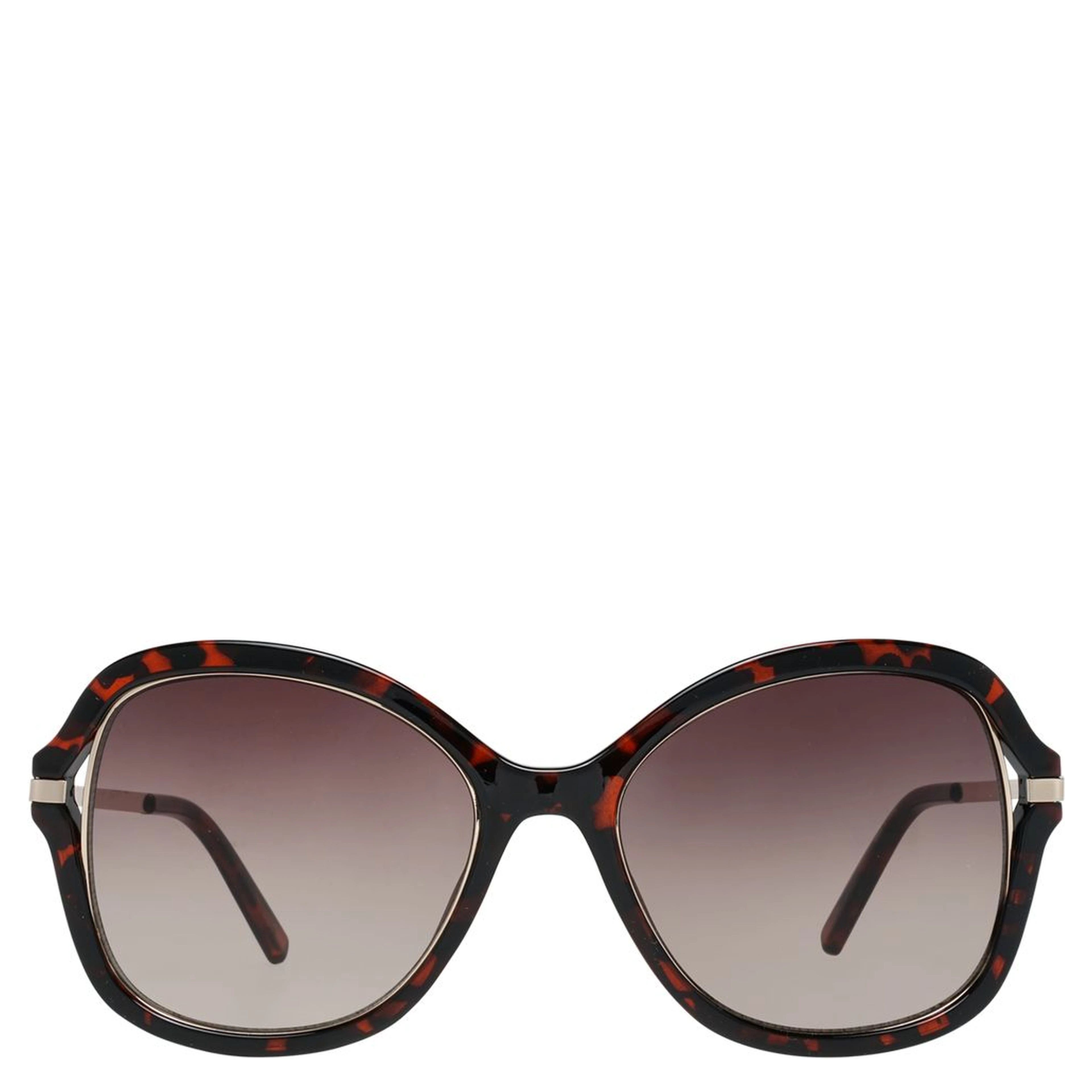 Brown Metal & Plastic Sunglasses