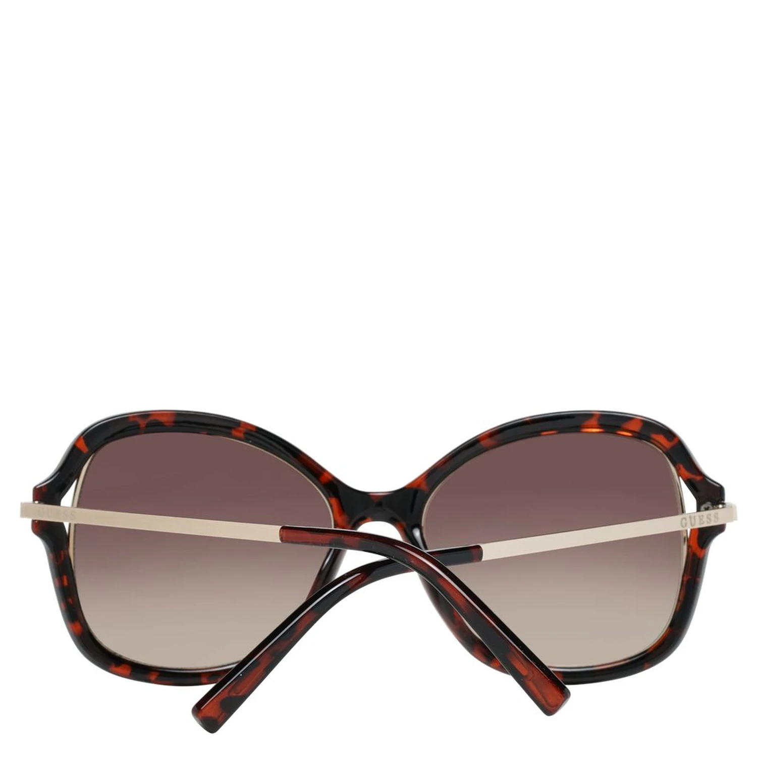 Brown Metal & Plastic Sunglasses