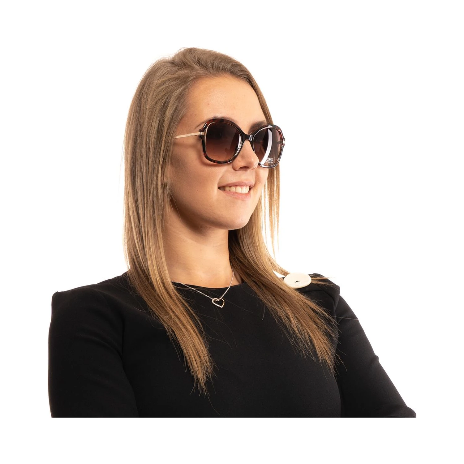 Brown Metal & Plastic Sunglasses