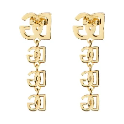 DG LOGO LONG EARRINGS
