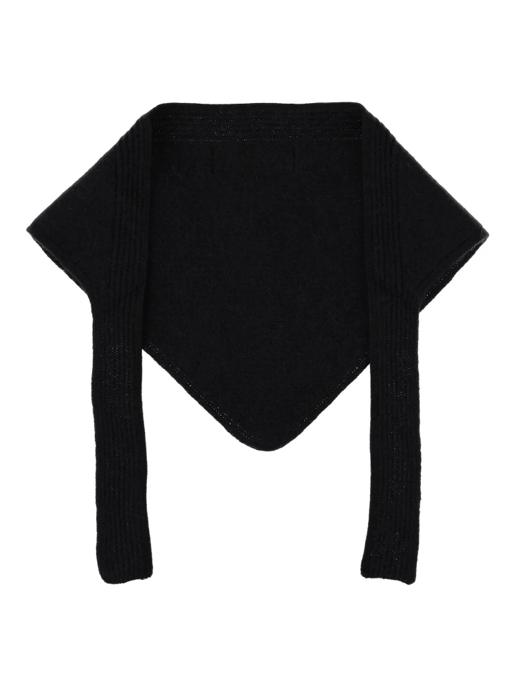 GROSGRAIN LOGO SHAWL