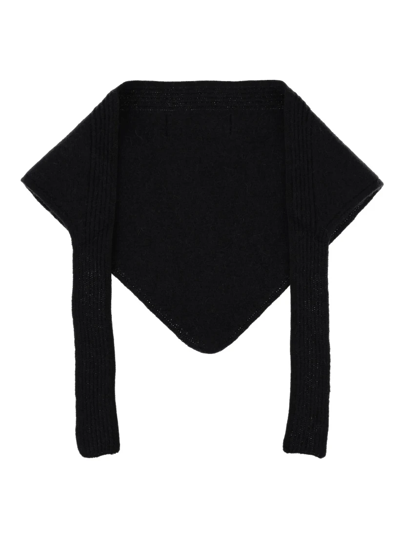 GROSGRAIN LOGO SHAWL