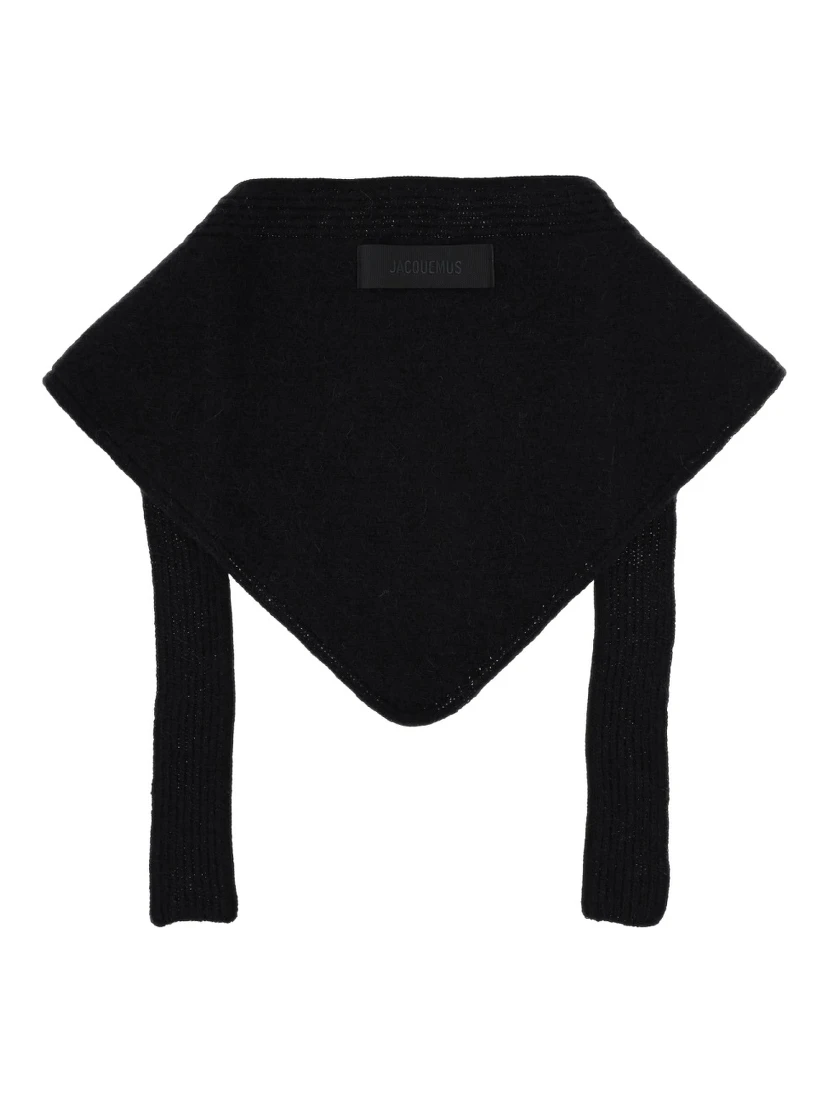 GROSGRAIN LOGO SHAWL