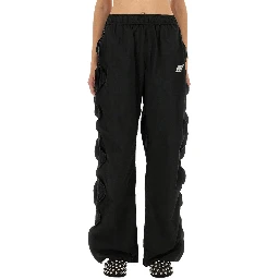 MID-RISE TRACK PANTS WITH ZIPPER