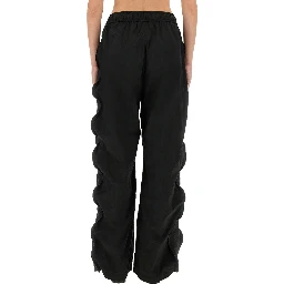 MID-RISE TRACK PANTS WITH ZIPPER