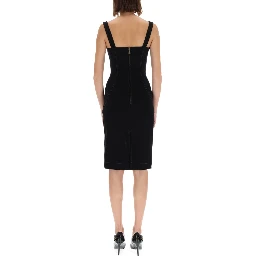 "BAROQUE" BUCKLED DRESS