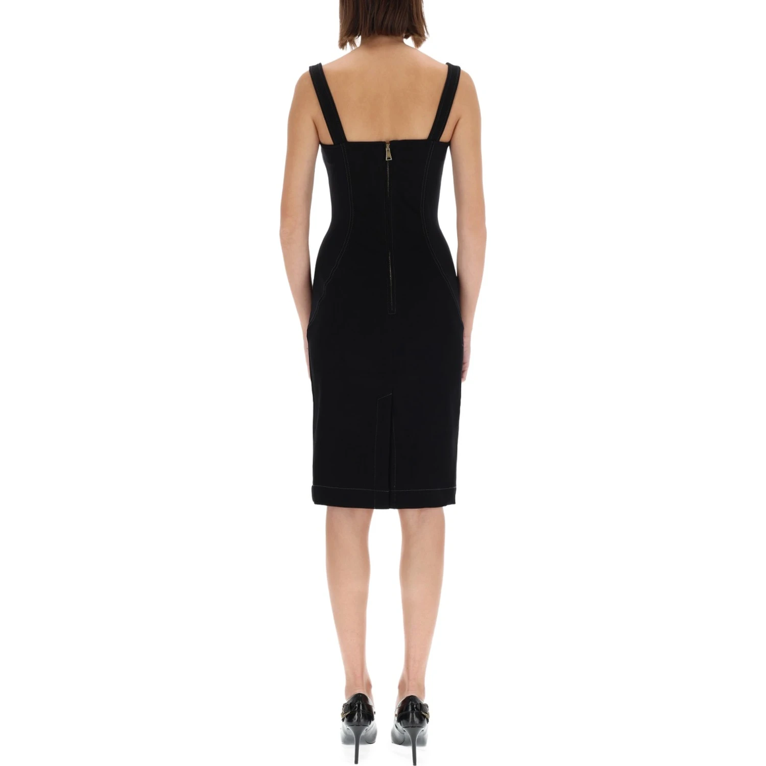 "BAROQUE" BUCKLED DRESS