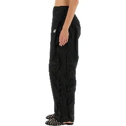 MID-RISE TRACK PANTS WITH ZIPPER