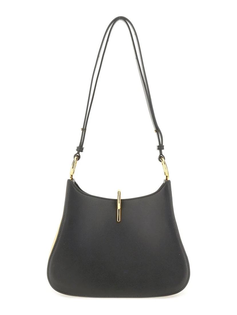 MEDIUM LEATHER RING BAG
