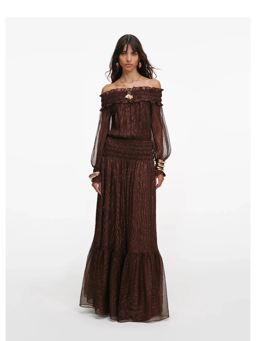 SELF PORTRAIT Dresses Brown
