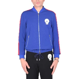 "SKULL" EMBROIDERED SWEATSHIRT