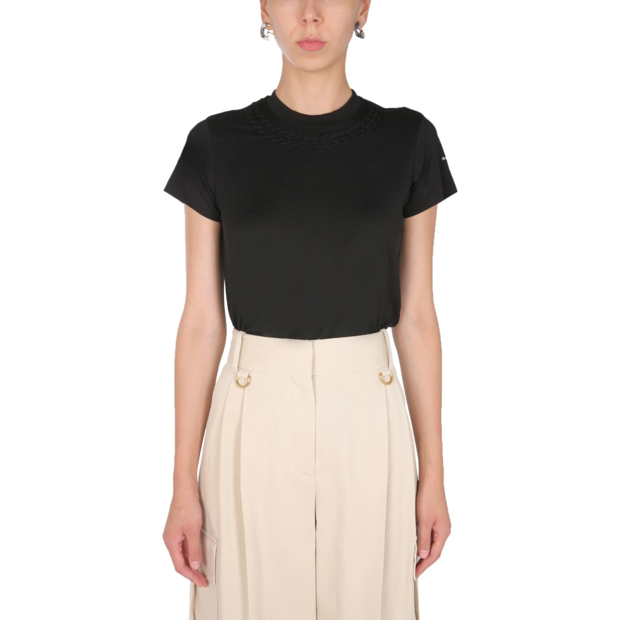 T-SHIRT WITH CHAIN MOTIF