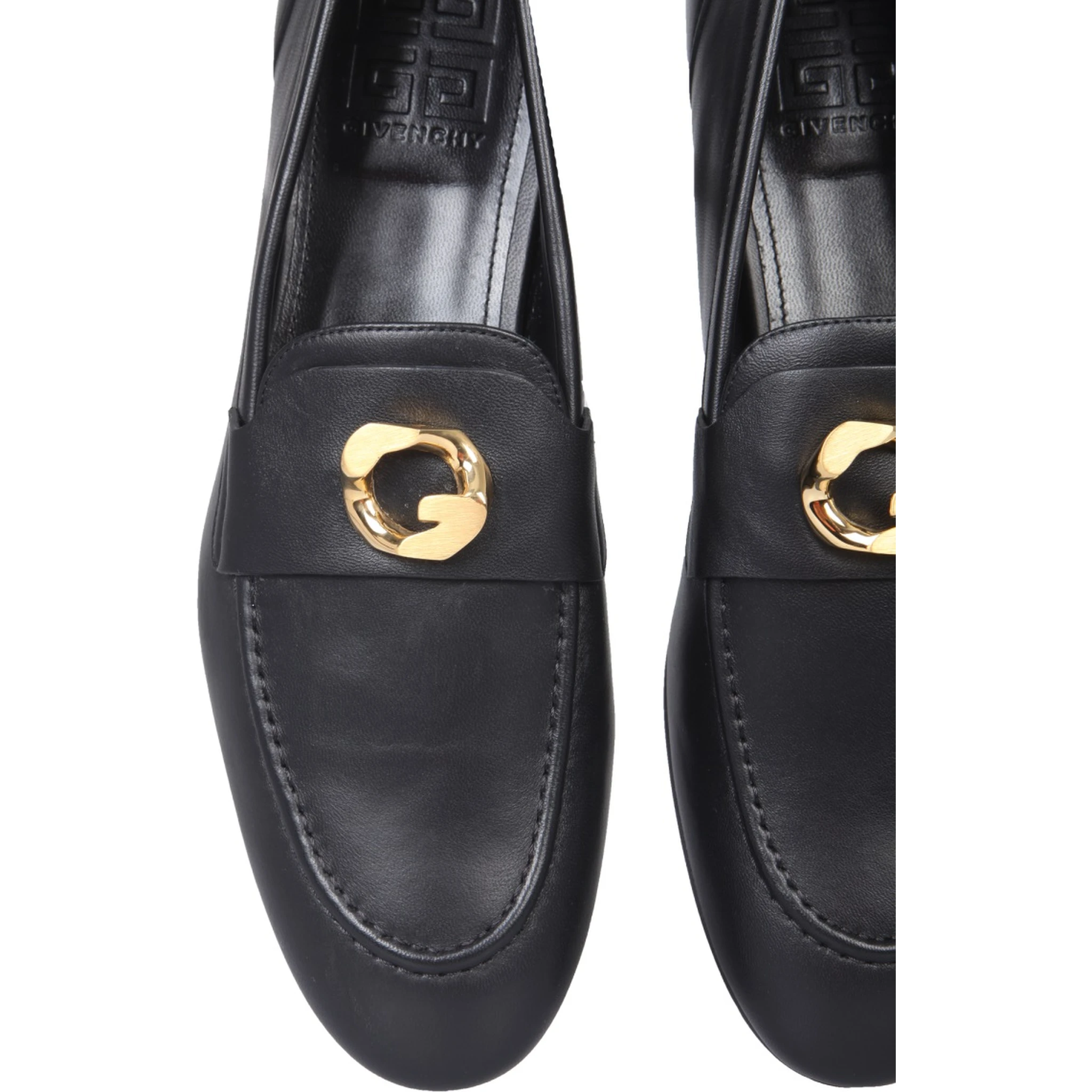 G CHAIN LOAFERS