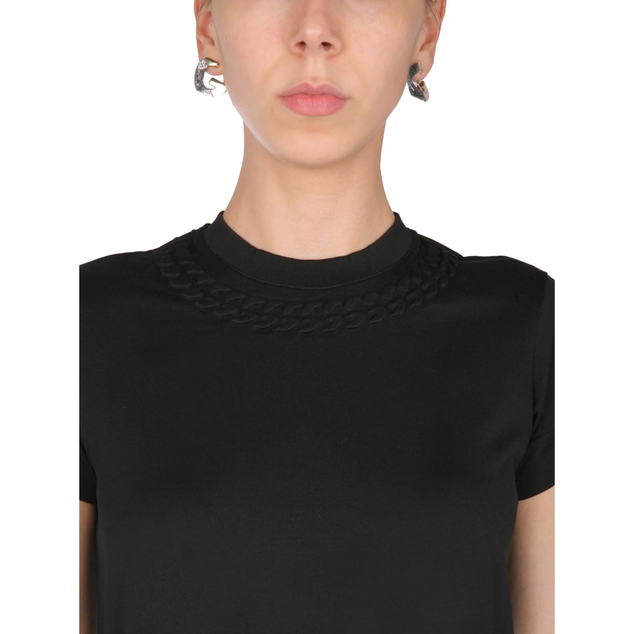 T-SHIRT WITH CHAIN MOTIF