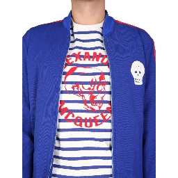 "SKULL" EMBROIDERED SWEATSHIRT