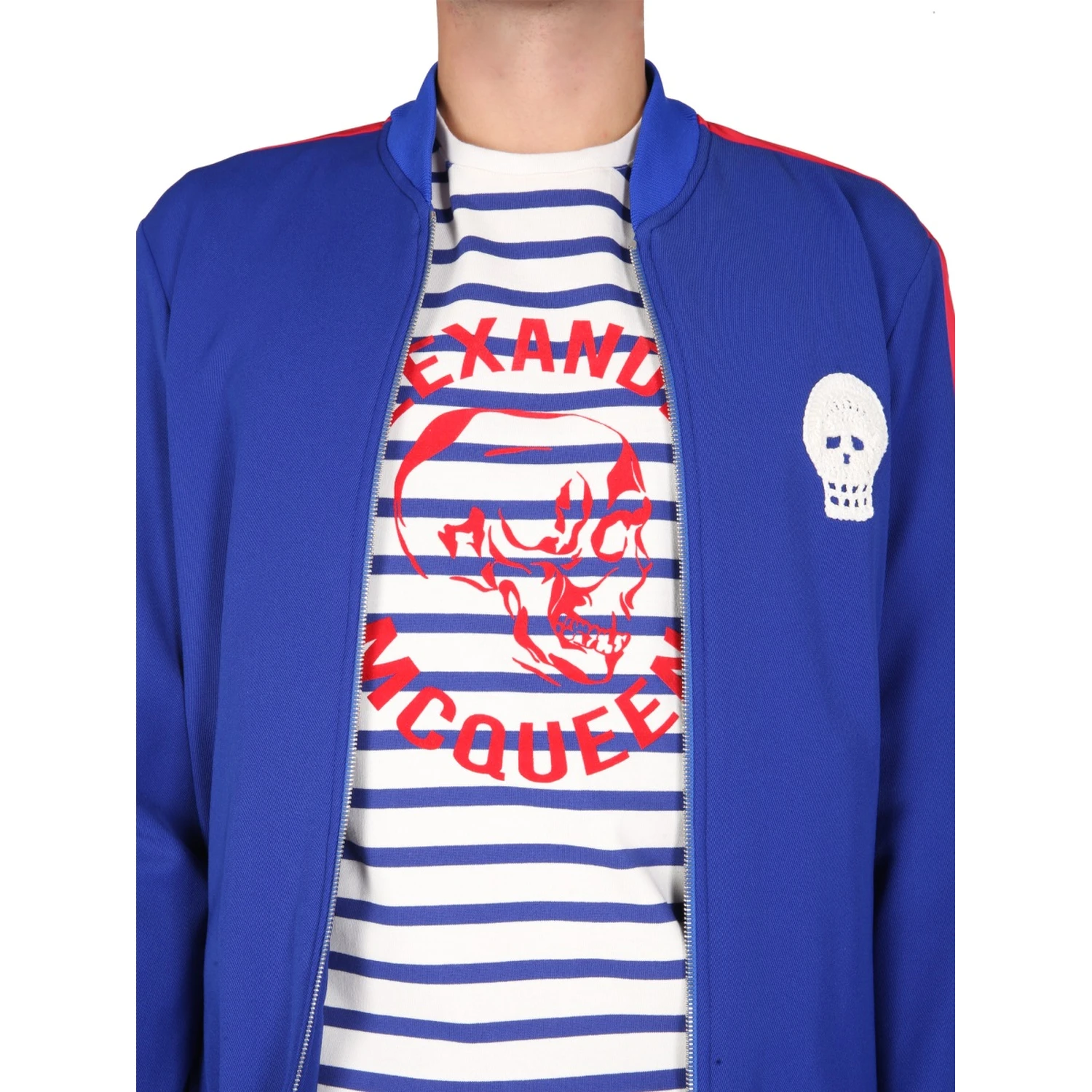 "SKULL" EMBROIDERED SWEATSHIRT