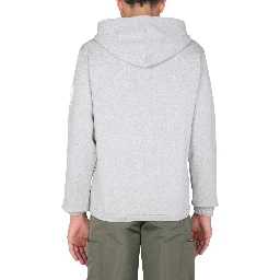 SWEATSHIRT WITH EMBROIDERED SKULL