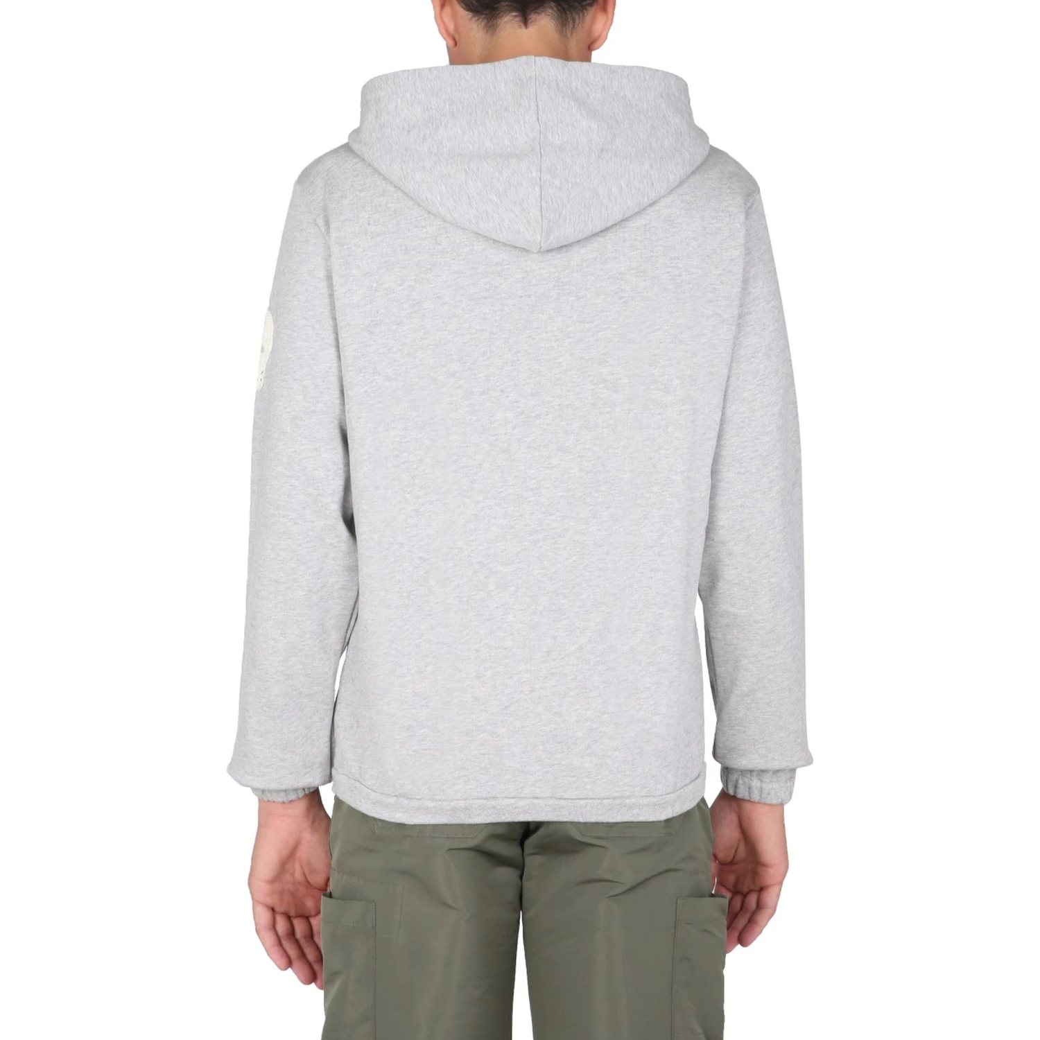 SWEATSHIRT WITH EMBROIDERED SKULL