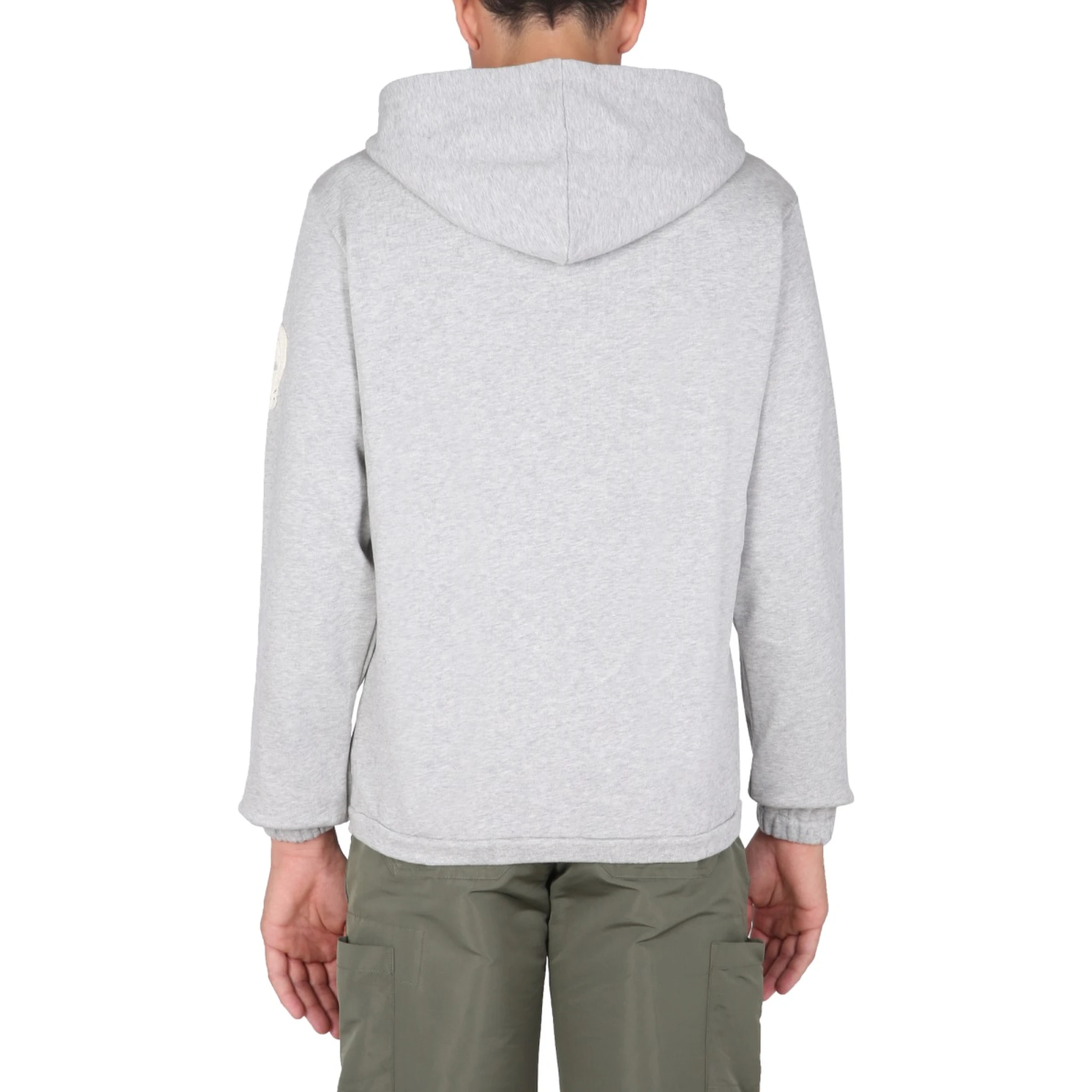 SWEATSHIRT WITH EMBROIDERED SKULL