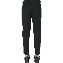 JOGGING PANTS WITH EMBROIDERED SKULL