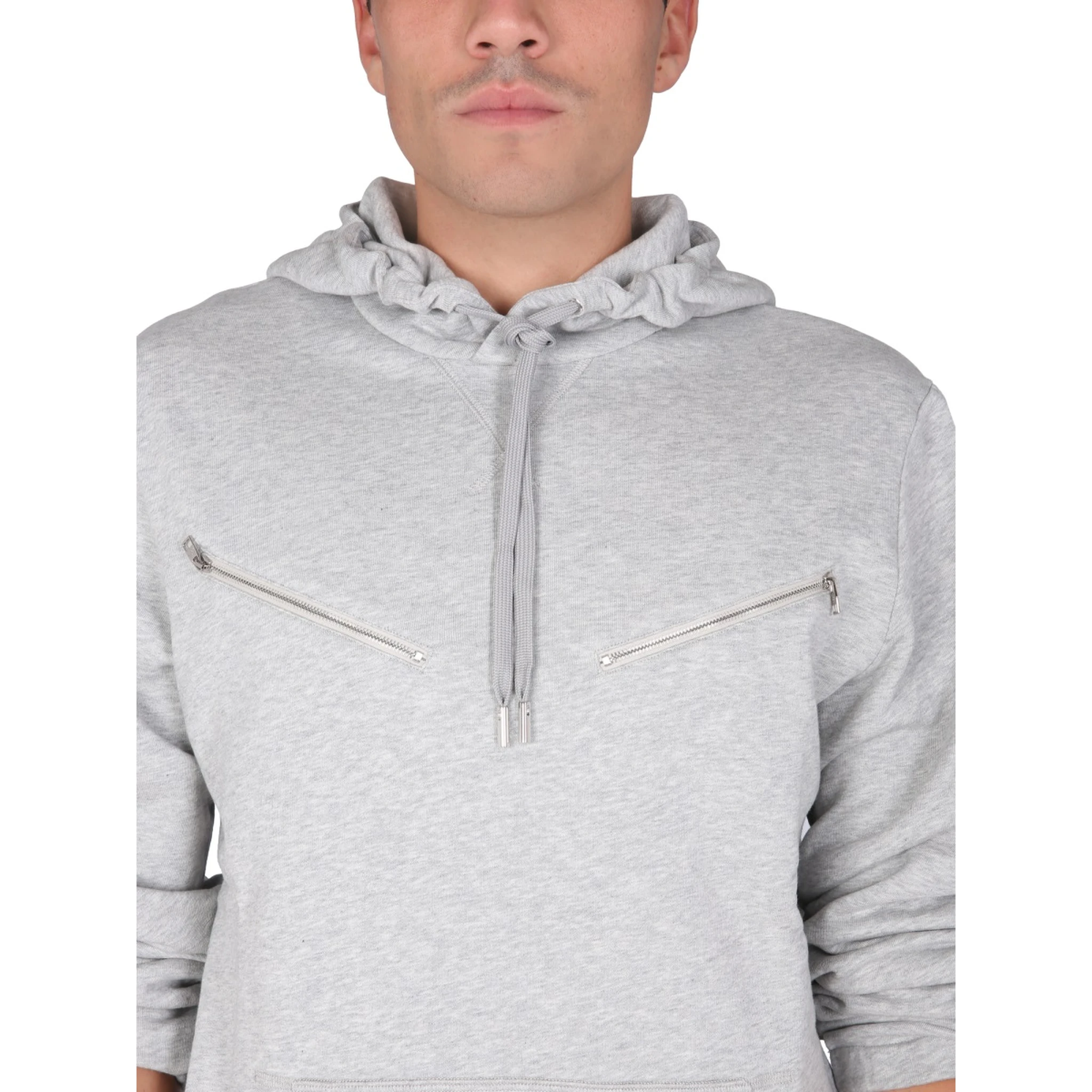 SWEATSHIRT WITH EMBROIDERED SKULL