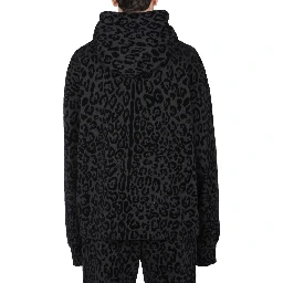 SWEATSHIRT WITH LEOPARD PRINT