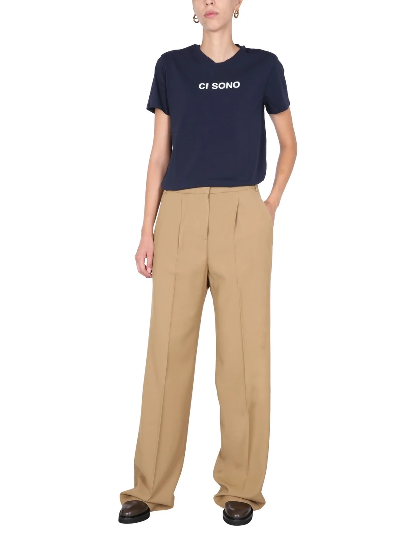 GABARDINE TROUSERS