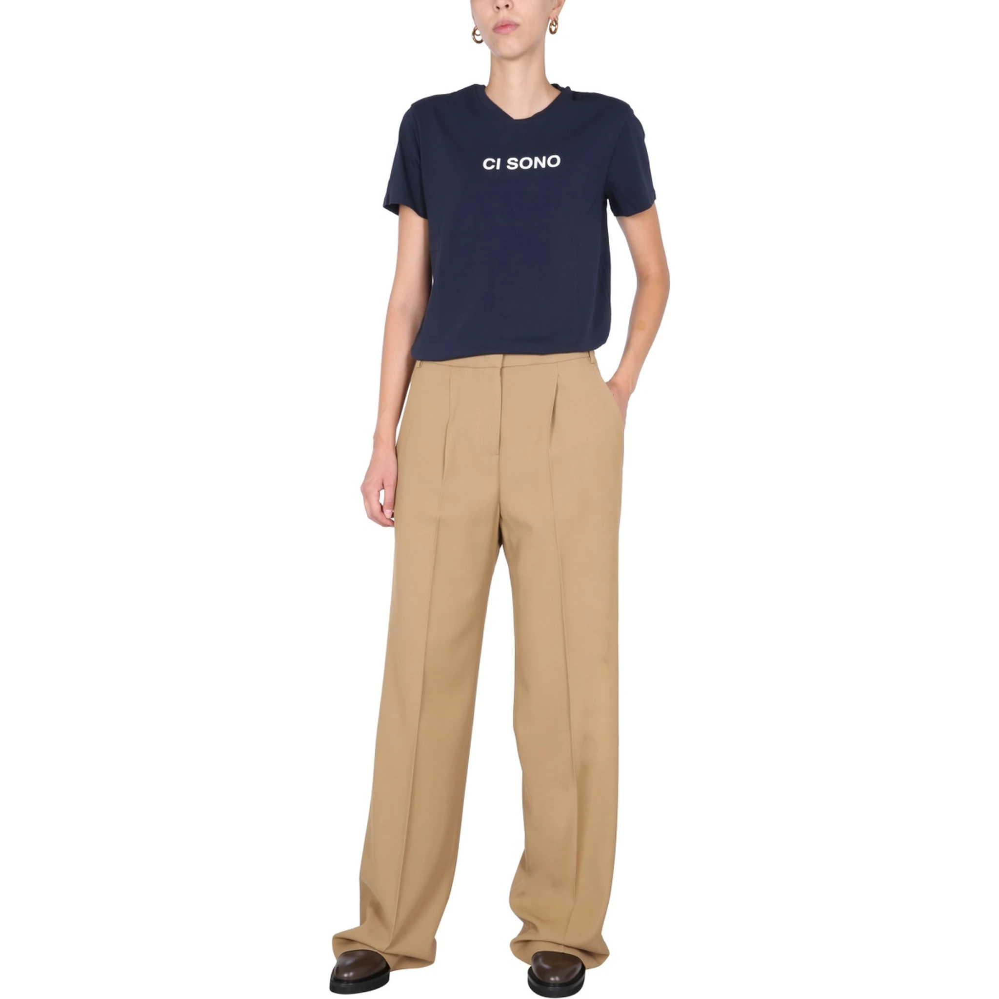 GABARDINE TROUSERS