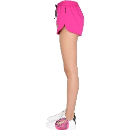 SHORTS WITH GREEK LOGO PATCH