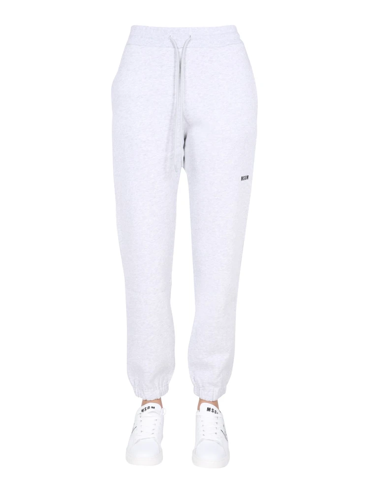 JOGGING PANTS WITH LOGO PRINT