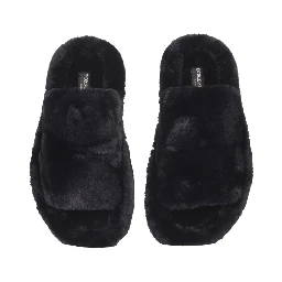 FUR SANDALS