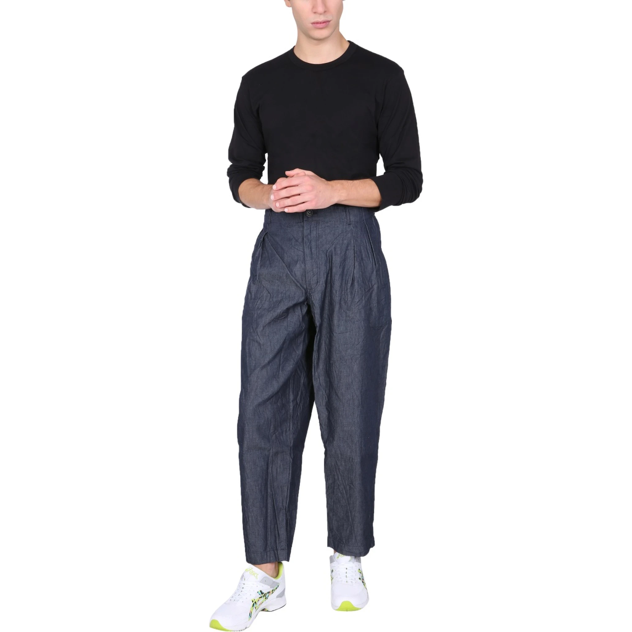 STRAIGHT FIT TROUSERS