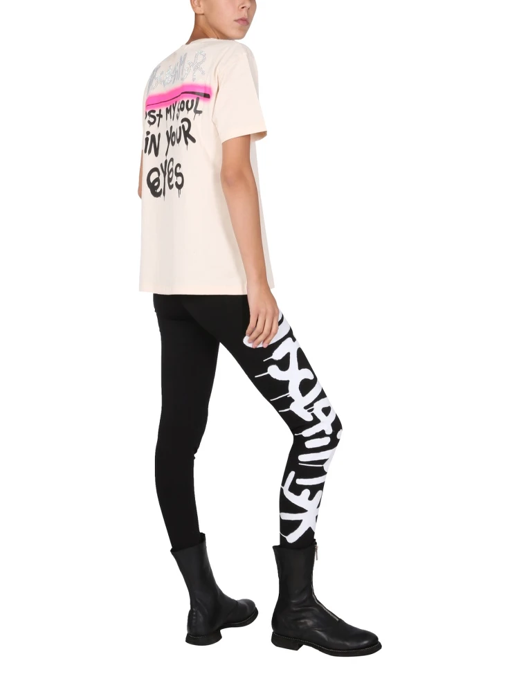 T-SHIRT WITH CRYSTAL LOGO alternative