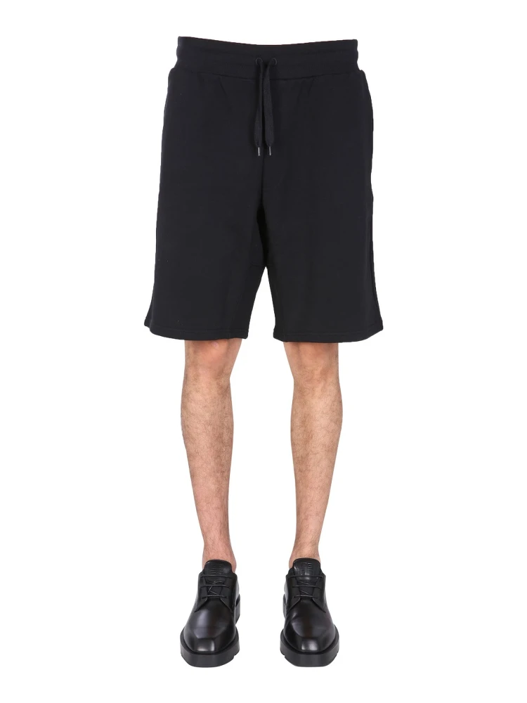 BERMUDA WITH LOGO EMBROIDERED