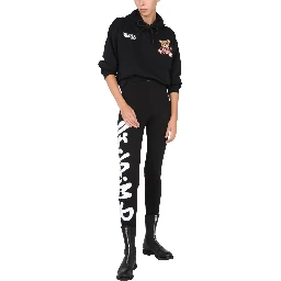 LEGGINGS WITH LOGO PRINT